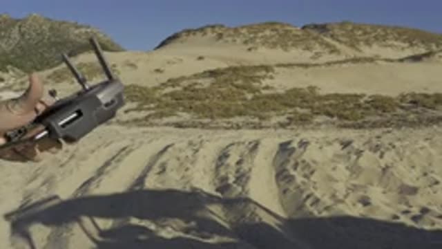 EAST CAPE BCS MEXICO-2019: Drone Footage Of Sand Dune On A Warm Desert Day