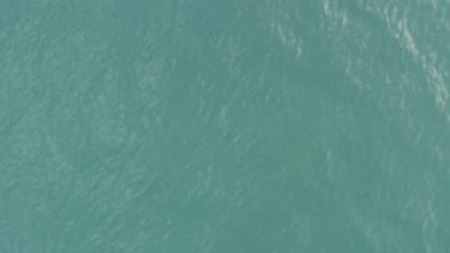 EAST CAPE BCS MEXICO-2019: Aquamarine Colored Water Ripples With Current And