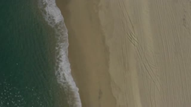 EAST CAPE BCS MEXICO-2019: Aerial Image Is Filming The Sea Coast Where There Is