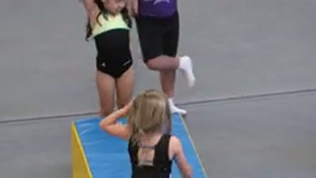 CABO SAN LUCAS MEXICO-2020: Children Attend Their First Gymnastics Class And Are