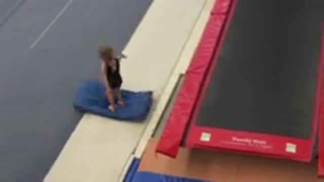 CABO SAN LUCAS MEXICO-2020: A Group Of Kids Are Practicing Their Gymnastics On A Trampoline