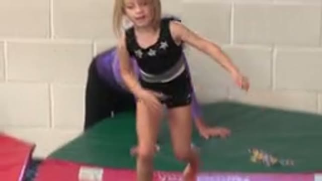 CABO SAN LUCAS MEXICO-2020: Little Girl at Physical Activity Lesson at School