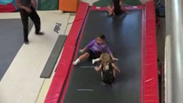 CABO SAN LUCAS MEXICO-2020: A Coach Of Artistic Gymnastics Prepare His Students