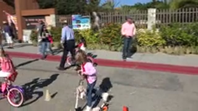 CABO SAN LUCAS MEXICO-2020: Kids Playing With Bicycle Near A Park