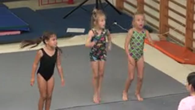 CABO SAN LUCAS MEXICO-2020: Children Laugh and Joke During Gymnastics