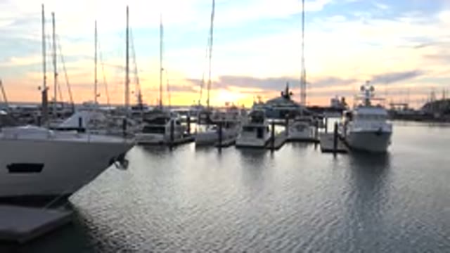 CABO SAN LUCAS MEXICO-2020: Boats Moored At The Port With The Quiet Sea On A
