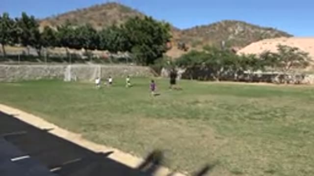 LOS CABOS MEXICO-2019: People Play Soccer And We See That There Is A Shot Made