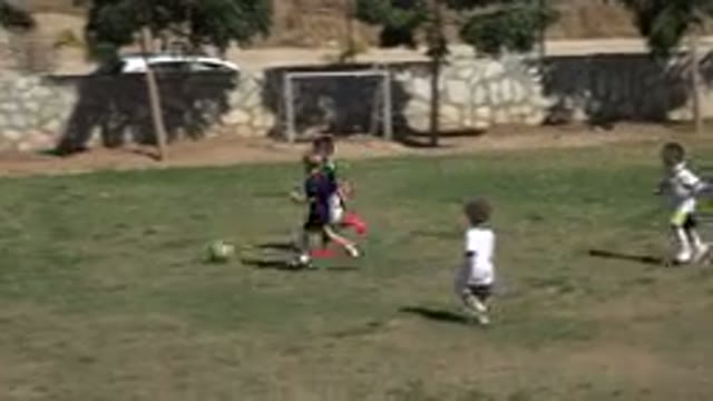 LOS CABOS MEXICO-2019: Boys Playing Soccer Game At A Park