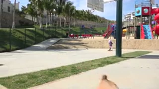 LOS CABOS MEXICO-2019: Kid Was Playing With His Bicycle