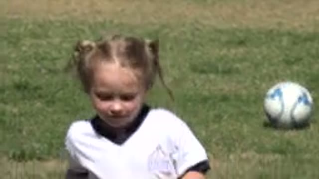LOS CABOS MEXICO-2019: Little Girl Runs Toward Camera During A Game