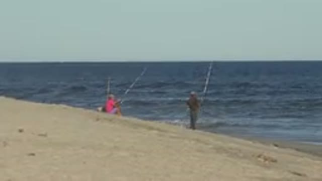LOS CABOS MEXICO-2019: Fishing At The Beach