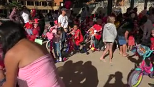 LOS CABOS MEXICO-2019: Children And Parents Having Fun At A Birthday Party Where