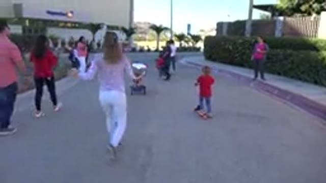 LOS CABOS MEXICO-2019: Mom Following The Child