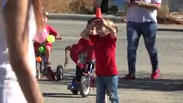 LOS CABOS MEXICO-2019: Many Kids Are Riding Bicycles With Their Mom Observations