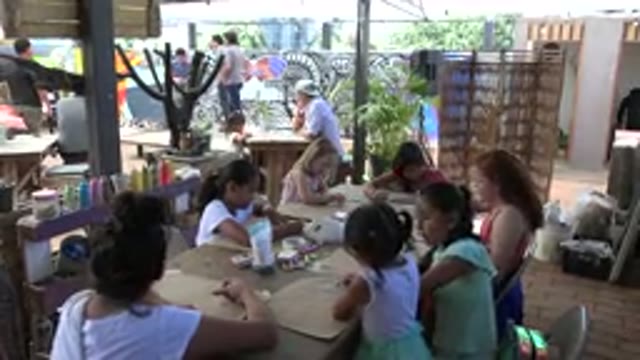 LOS CABOS MEXICO-2019: A Recording Of A School In The Middle Of A Poor Village