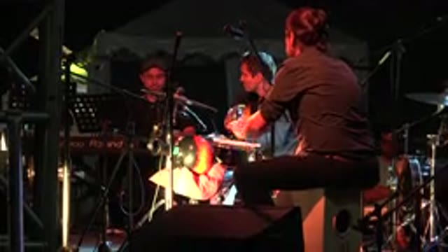 LOS CABOS MEXICO-2019: A Band Playing For Fans While The Guy Beats On Drum With