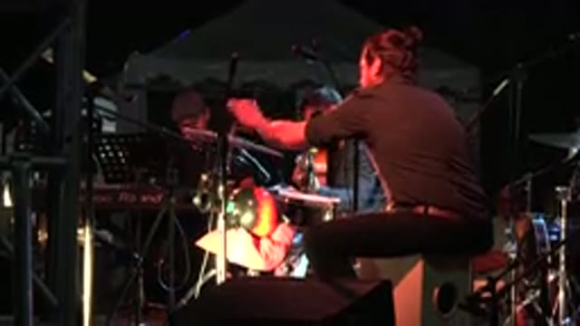 LOS CABOS MEXICO-2019: Percussion Drums Cymbals Music Guitar Bass Band Gig Live