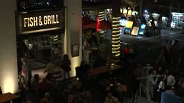 LOS CABOS MEXICO-2019: Party Night In A Bar Enjoying Friends And Music
