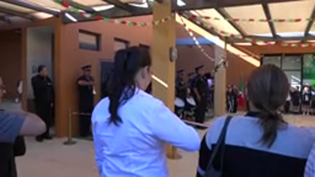 SAN JOSE DEL CABO MEXICO-2019: Inside Ceremony With Audience Watching Children