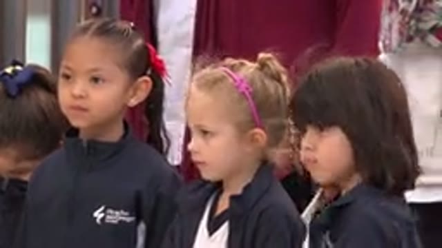 SAN JOSE DEL CABO MEXICO-2019: Four Female Children Three Asian One White