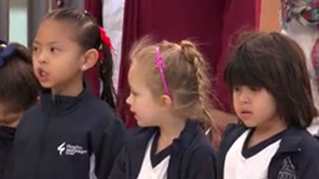SAN JOSE DEL CABO MEXICO-2019: Children Getting Ready For The Spelling Bee