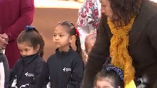 SAN JOSE DEL CABO MEXICO-2019: A Group Of Children Being Organized For An Award