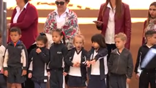 SAN JOSE DEL CABO MEXICO-2019: A Children's Dance Team Preparing For Their Recital