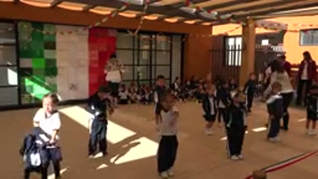 SAN JOSE DEL CABO MEXICO-2019: A Group Of Children Stretching And Preparing For