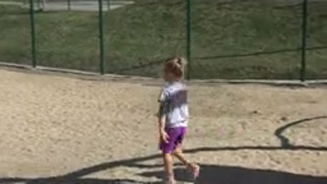 SAN JOSE DEL CABO MEXICO-2019: A Young Girl Plays On A Playground In Daylight