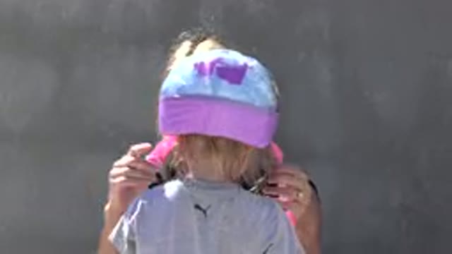 SAN JOSE DEL CABO MEXICO-2019: How To Fasten Helmet On Kids