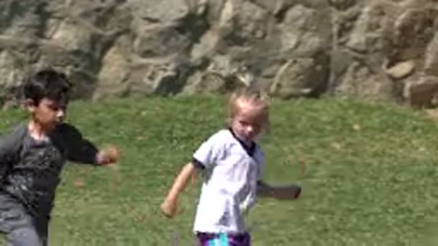 SAN JOSE DEL CABO MEXICO-2019: Boys And Girls Playing Football In The Park