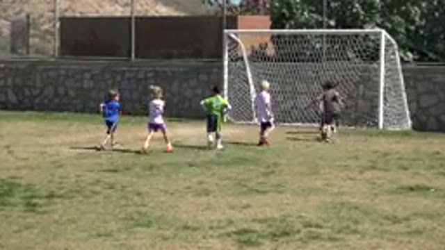 SAN JOSE DEL CABO MEXICO-2019: Children Playing Football on a Field