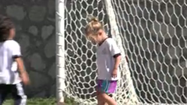 SAN JOSE DEL CABO MEXICO-2019: Kids On Soccer Field Warming Up For The Game