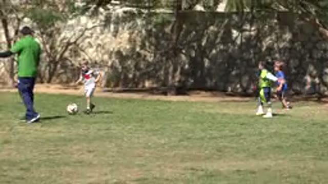 SAN JOSE DEL CABO MEXICO-2019: Kids Soccer Game And He Was So Close To Scoring