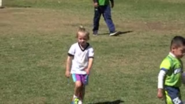 SAN JOSE DEL CABO MEXICO-2019: Daughter And Son In Kids Soccer Match With