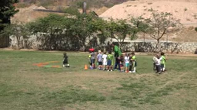 SAN JOSE DEL CABO MEXICO-2019: Coach Runs Running And Agility Drills At Young