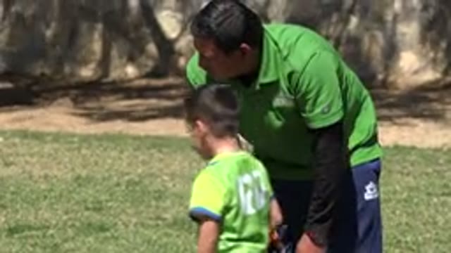 SAN JOSE DEL CABO MEXICO-2019: A Poacher Is Training The Children To Play