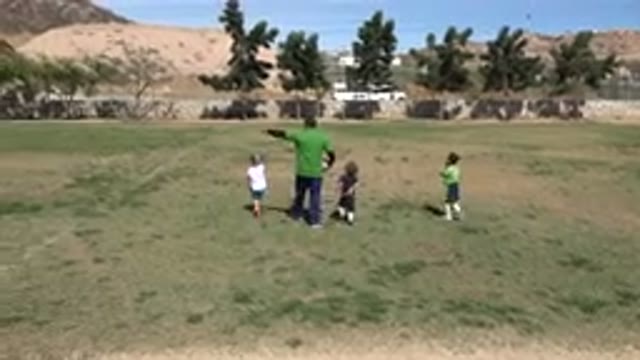 SAN JOSE DEL CABO MEXICO-2019: Family Running Around At The Park Getting Ready