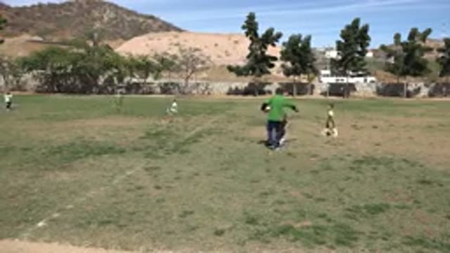 SAN JOSE DEL CABO MEXICO-2019: Amazing View Of A Soccer Field During The Day