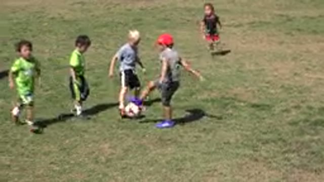 SAN JOSE DEL CABO MEXICO-2019: Children Playing Soccer On Teams Outdoors