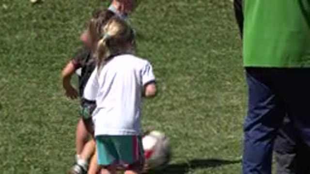 SAN JOSE DEL CABO MEXICO-2019: Kids Playing With A Soccer Ball