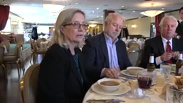 CHICAGO ILLINOIS-2019: Important Lunch Meeting With Cookers At The Restaurant In