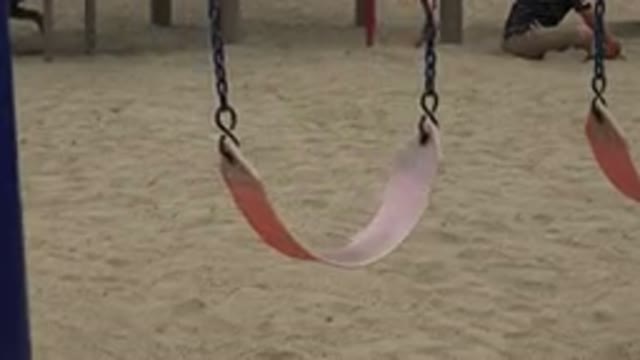 SAN JOSE DEL CABO MEXICO-2019: A Sad Swing Swings Alone on the Beach