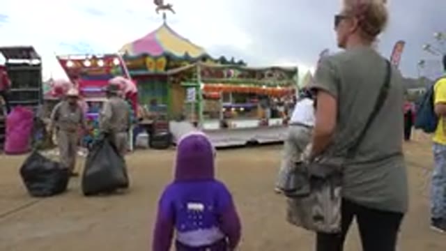 SAN JOSE DEL CABO MEXICO-2019: A Mom And Her Baby Are Looking Around The Theme Park