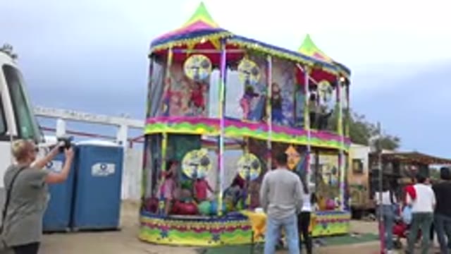 SAN JOSE DEL CABO MEXICO-2019: Children Playing At Amusement Park