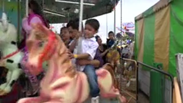 SAN JOSE DEL CABO MEXICO-2019: Children Playing on a Carillon in Family Home Movie