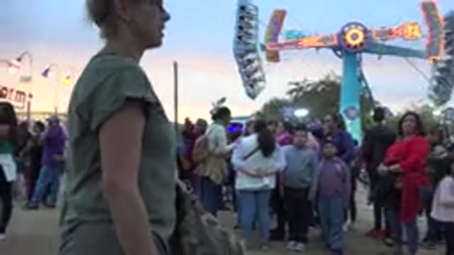 SAN JOSE DEL CABO MEXICO-2019: Woman Walking In An Amusement Park