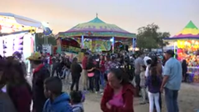 SAN JOSE DEL CABO MEXICO-2019: A Busy Wild Funfair With Children And Adults