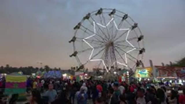 SAN JOSE DEL CABO MEXICO-2019: People Gathering to Enjoy the Theme Park