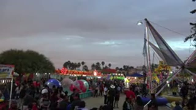SAN JOSE DEL CABO MEXICO-2019: Amusement Park With Children Playing